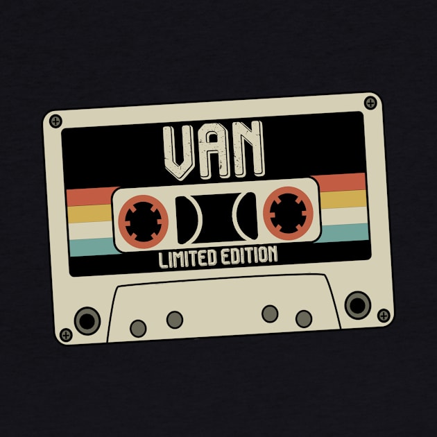 Van - Limited Edition - Vintage Style by Debbie Art